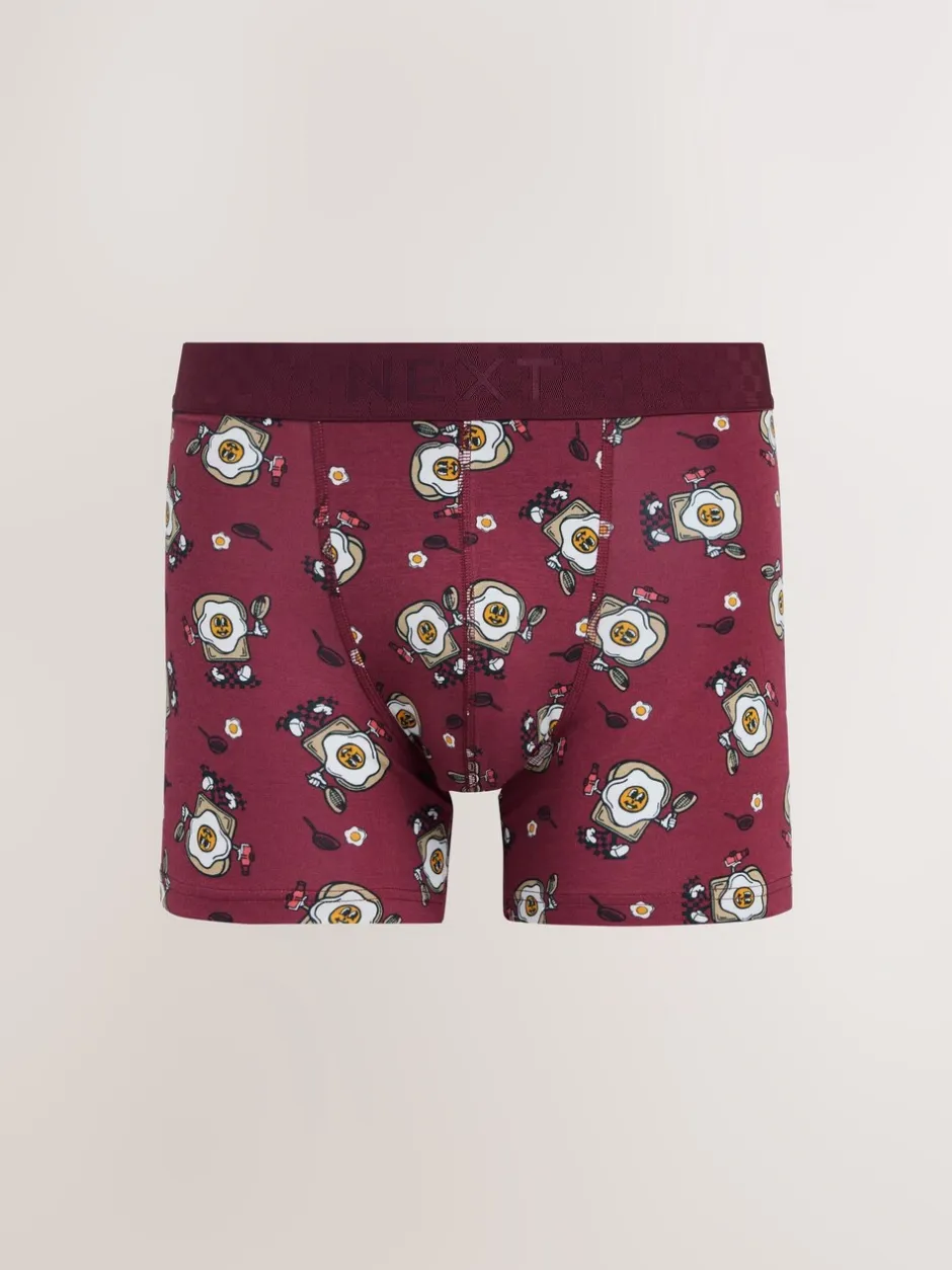 Ondergoed|Ondergoed|Next - Verpakking van 5 - Boxershorts Breakfast Character