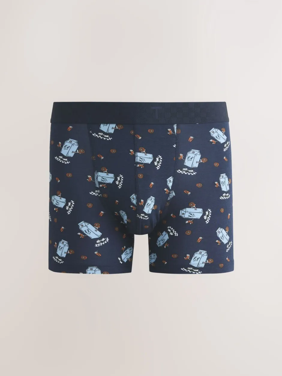 Ondergoed|Ondergoed|Next - Verpakking van 5 - Boxershorts Breakfast Character