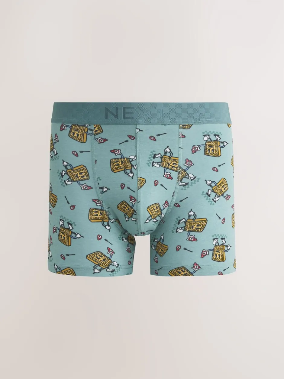 Ondergoed|Ondergoed|Next - Verpakking van 5 - Boxershorts Breakfast Character