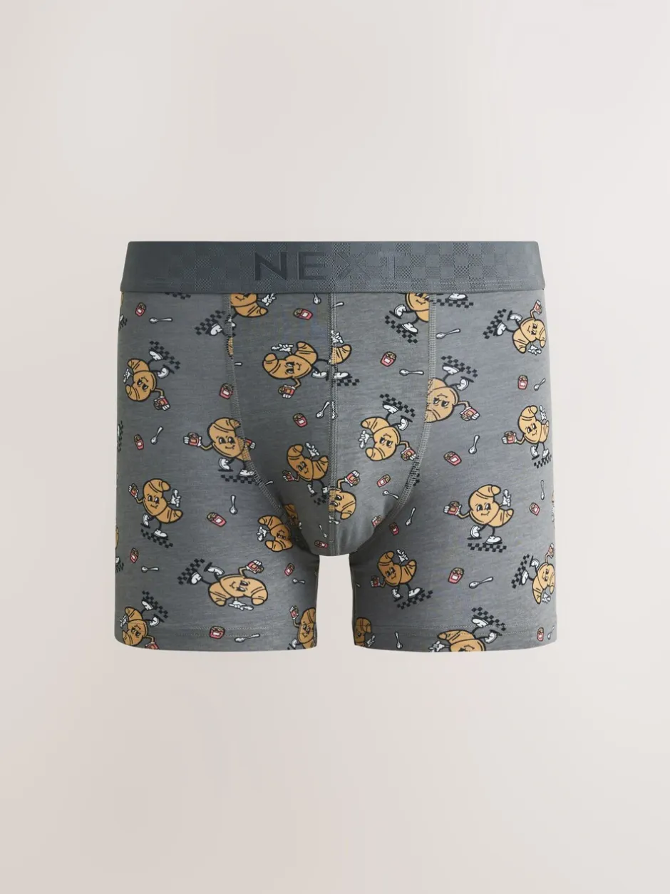 Ondergoed|Ondergoed|Next - Verpakking van 5 - Boxershorts Breakfast Character