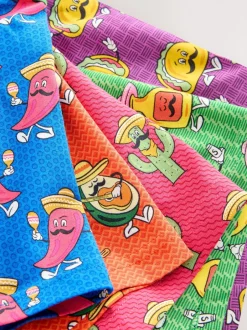 Ondergoed|Ondergoed|Next - Verpakking van 5 - 5 Hipsterboxershorts Bright Food Print