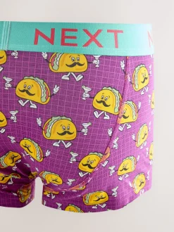 Ondergoed|Ondergoed|Next - Verpakking van 5 - 5 Hipsterboxershorts Bright Food Print