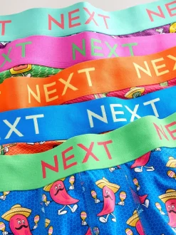 Ondergoed|Ondergoed|Next - Verpakking van 5 - 5 Hipsterboxershorts Bright Food Print