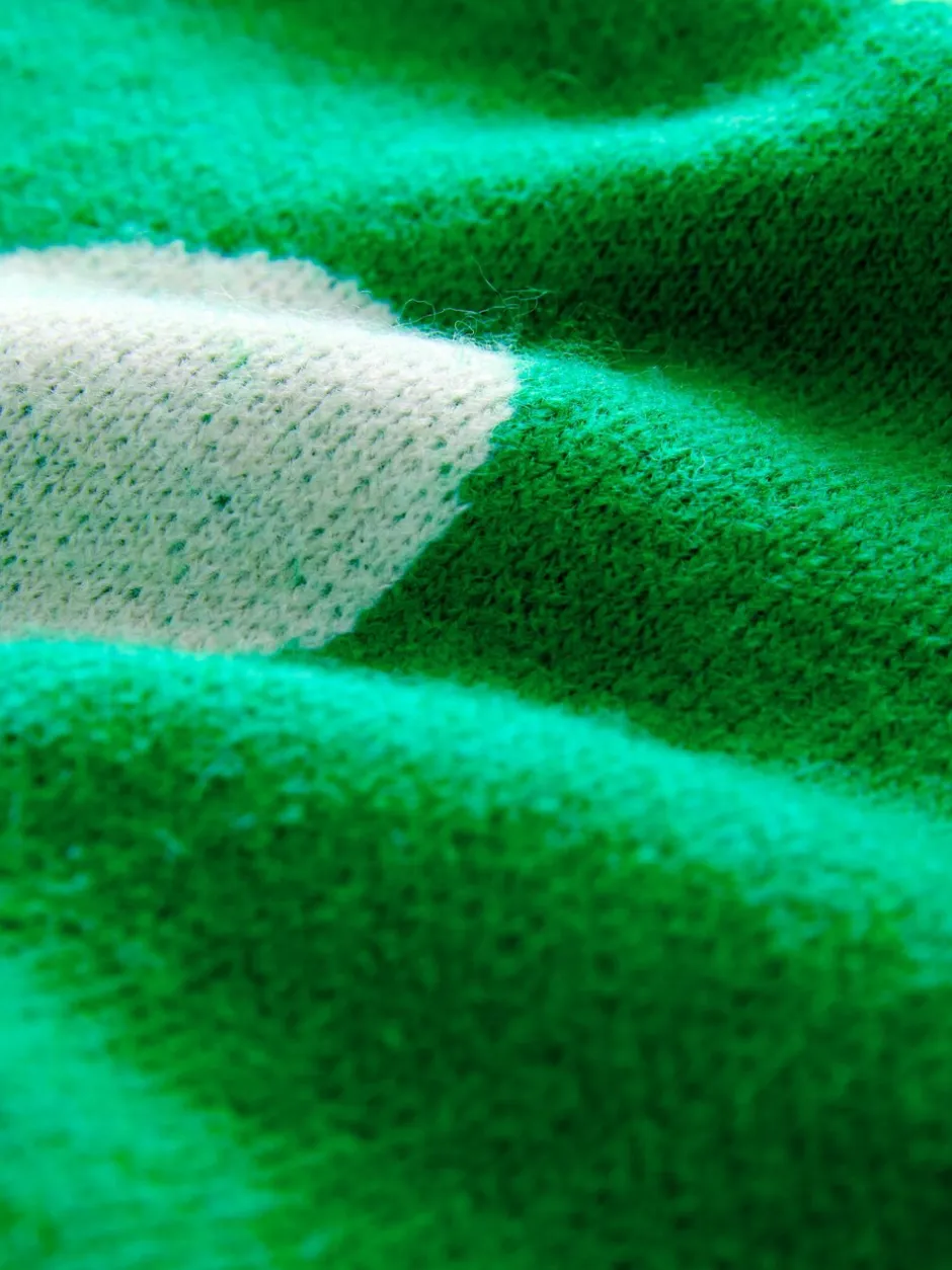 Gebreide Kleding|Next Bright Green Spot - Gebreide trui met ronde hals van wol