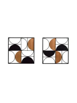 Canvassen En Kunst Voor Aan De Wand*Next Brons-metalen abstracte kunst voor aan de wand