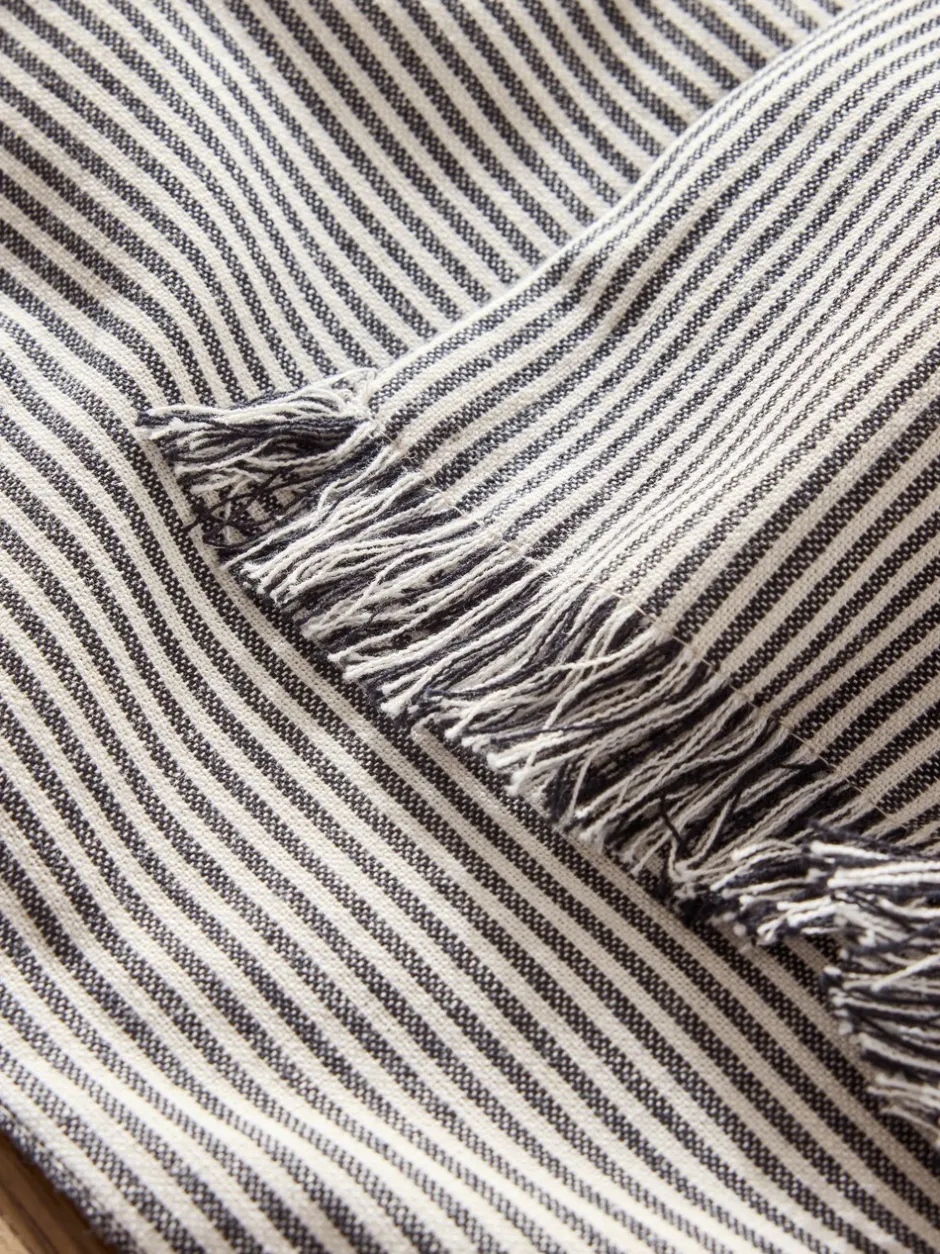 Tafellinnen En Placemats *Next Bronx keukentafelloper Zwart/wit