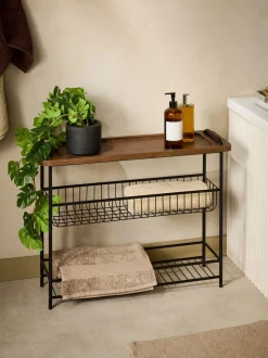 Thuiskantoor|Next Bronx Removable Bath Tray Storage Caddy Table