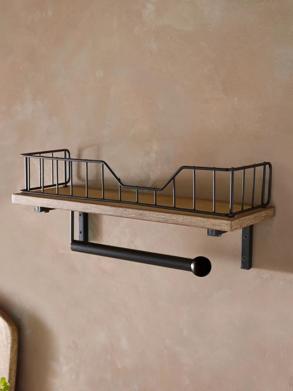 Keukenopslag|Next Bronx Shelf and Kitchen Roll Holder