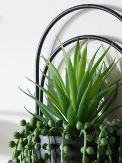 Kunstbloemen|Next Bronx wandplaquette met kunstplanten