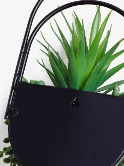Kunstbloemen|Next Bronx wandplaquette met kunstplanten
