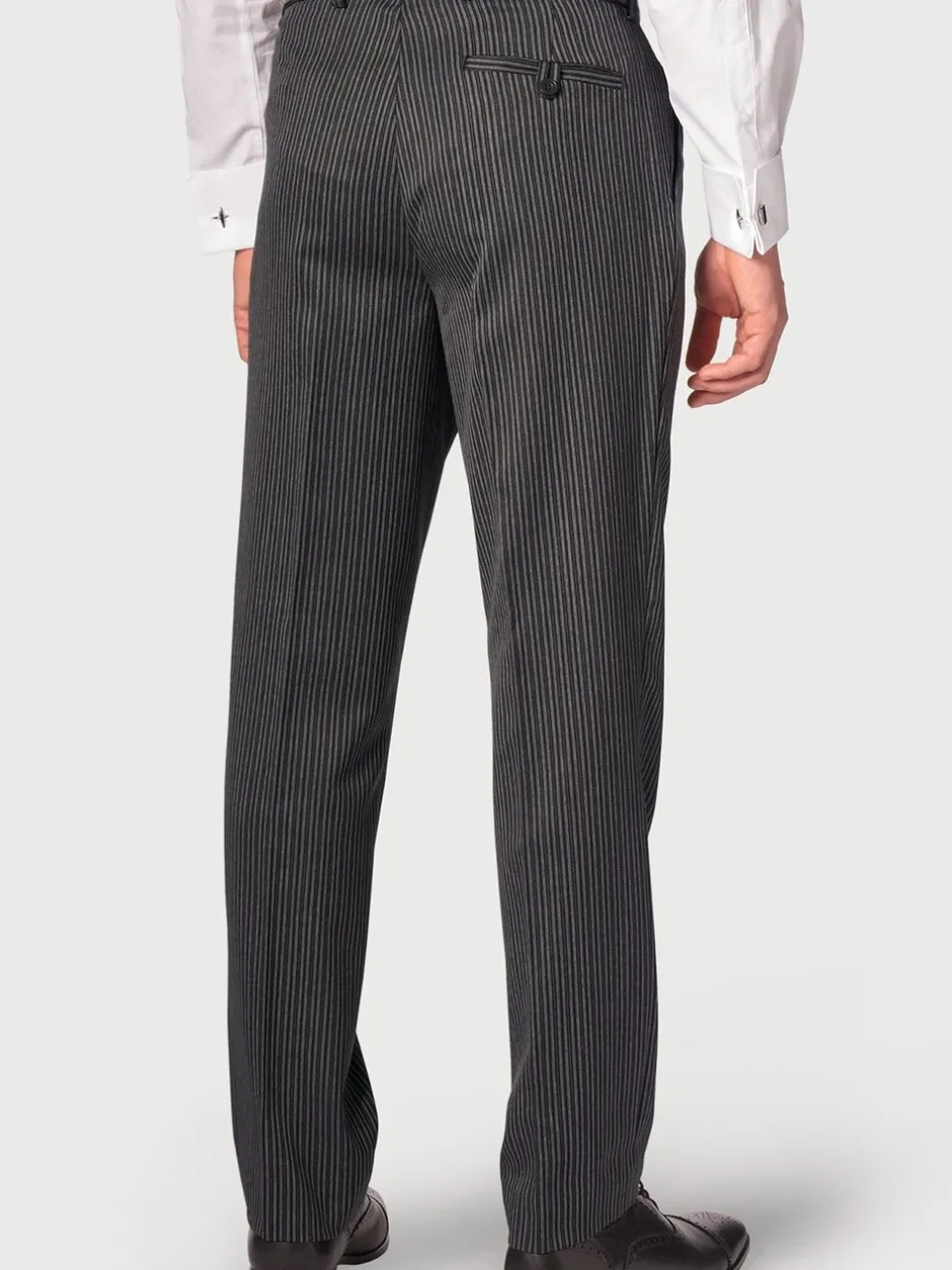 Formele Broek*Brook Taverner Morning Suit Striped Trousers