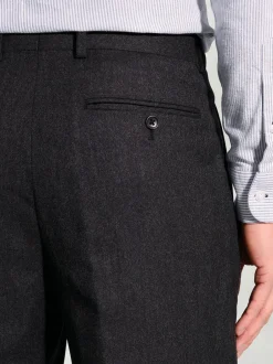 Formele Broek*Brook Taverner Single Pleat Turn-Up Wool Trousers