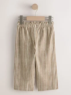 Jeans En Joggingbroeken|Next Brown & Ecru Stripe - Lightweight Joggers (3mths-7yrs)