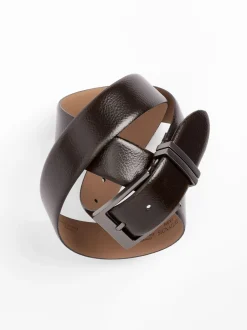 Riemen En Bretels|Next - 100% leather Signature Belt Bruin