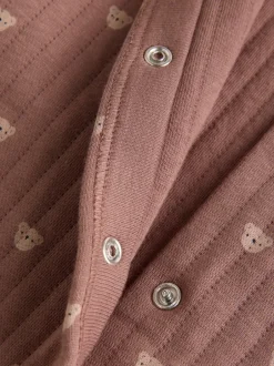 Babypakjes En Babypyjama's|Next Bruin - Baby gewatteerde berenpyjama's 2 set