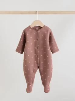 Babypakjes En Babypyjama's|Next Bruin - Baby gewatteerde berenpyjama's 2 set