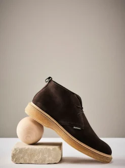 Boots*Barbour - ® Blaine Leather Chukka Boot Bruin