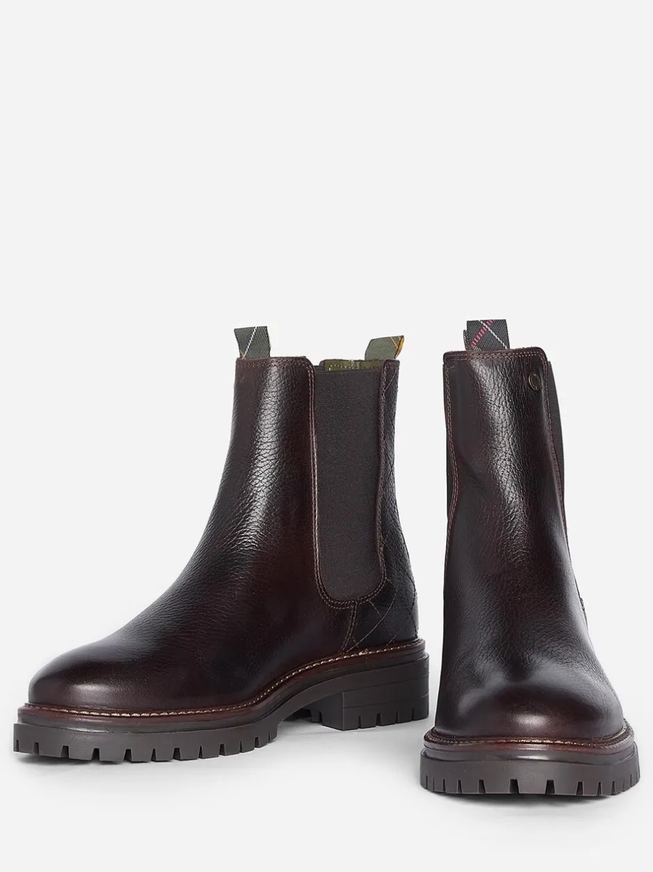 Boots*Barbour - ® Evie leren Chelsea-laars Bruin