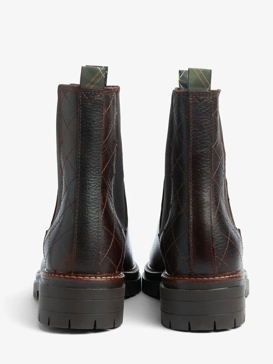 Boots*Barbour - ® Evie leren Chelsea-laars Bruin