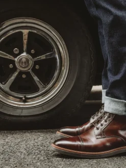 Boots*Base London - Plymouth Toe Cap Boot Bruin