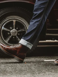 Boots*Base London - Plymouth Toe Cap Boot Bruin