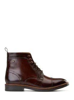 Boots*Base London - Plymouth Toe Cap Boot Bruin