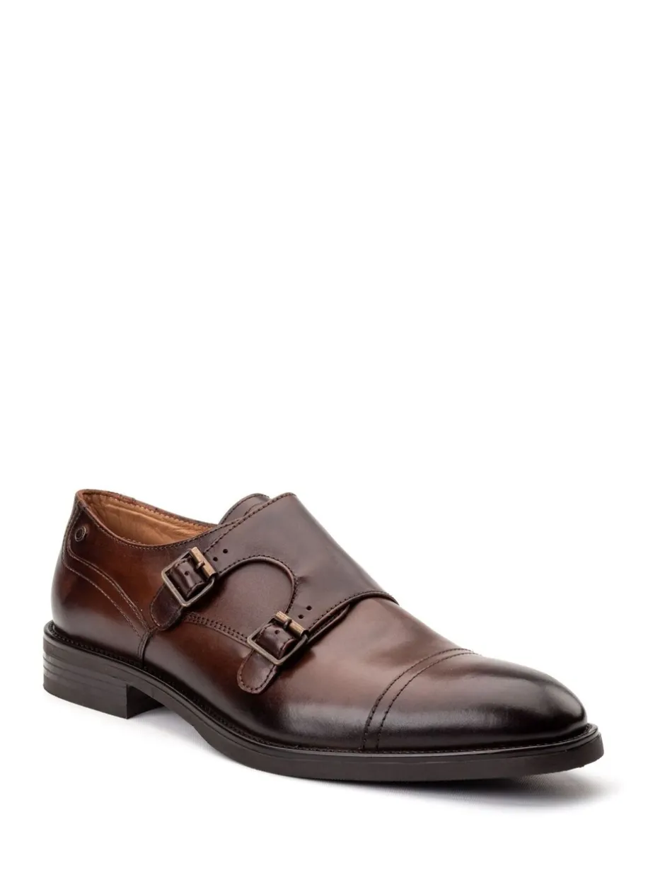 Schoenen|Base London - Taper Monk Shoe Bruin