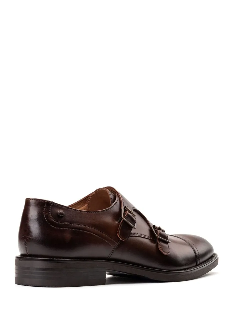 Schoenen|Base London - Taper Monk Shoe Bruin