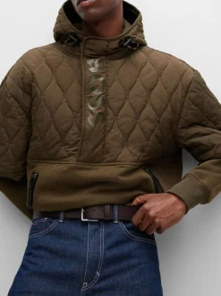 Riemen En Bretels|BOSS - Baxton leren riem Bruin