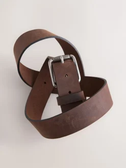 Riemen En Bretels|Next Bruin - Casual leren riem