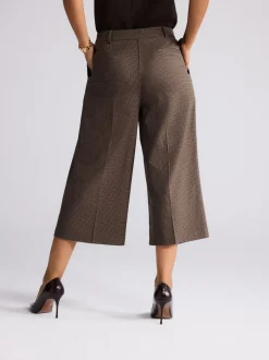 Broeken|Next Bruin - Checked Tailored Culottes