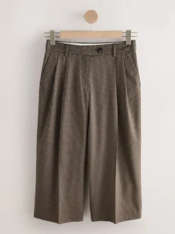 Broeken|Next Bruin - Checked Tailored Culottes