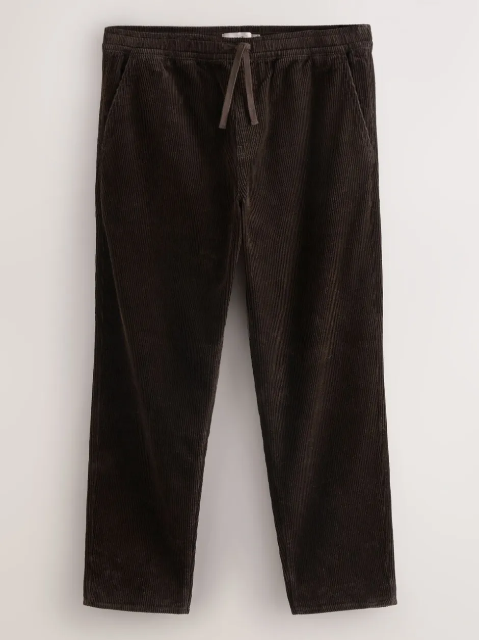 Broeken En Chino's|Next - Corduroy Joggers Bruin