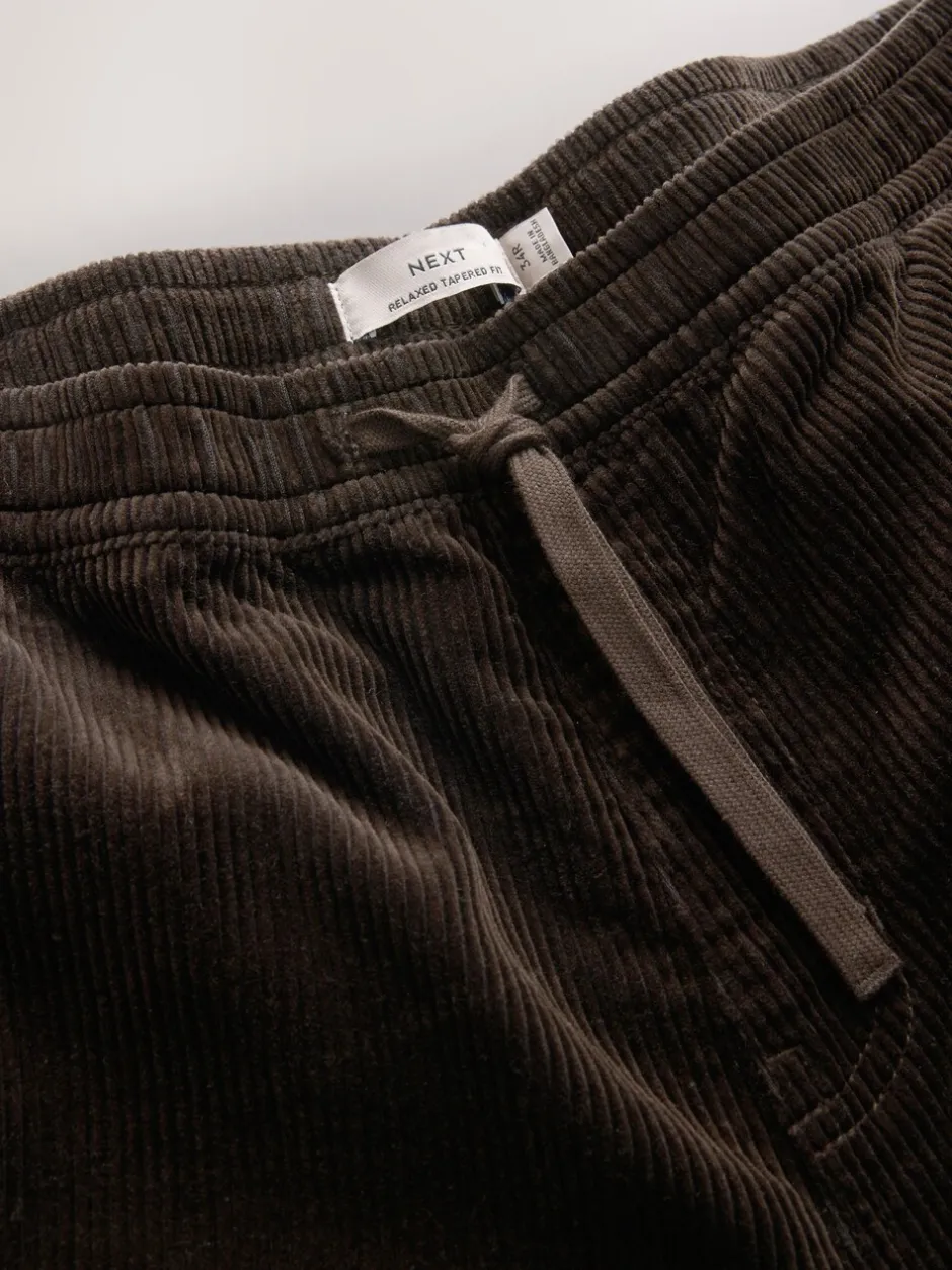 Broeken En Chino's|Next - Corduroy Joggers Bruin