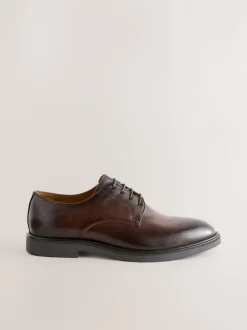 Schoenen|Formele Schoenen|Next - Derby schoenen Bruin