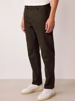 Jeans|Next Bruin - Enkele - Slim fit klassieke stretchy jeans