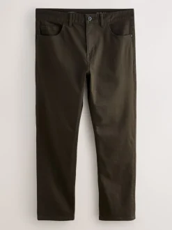 Jeans|Next Bruin - Enkele - Slim fit klassieke stretchy jeans