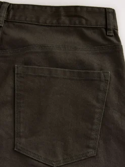 Jeans|Next Bruin - Enkele - Slim fit klassieke stretchy jeans