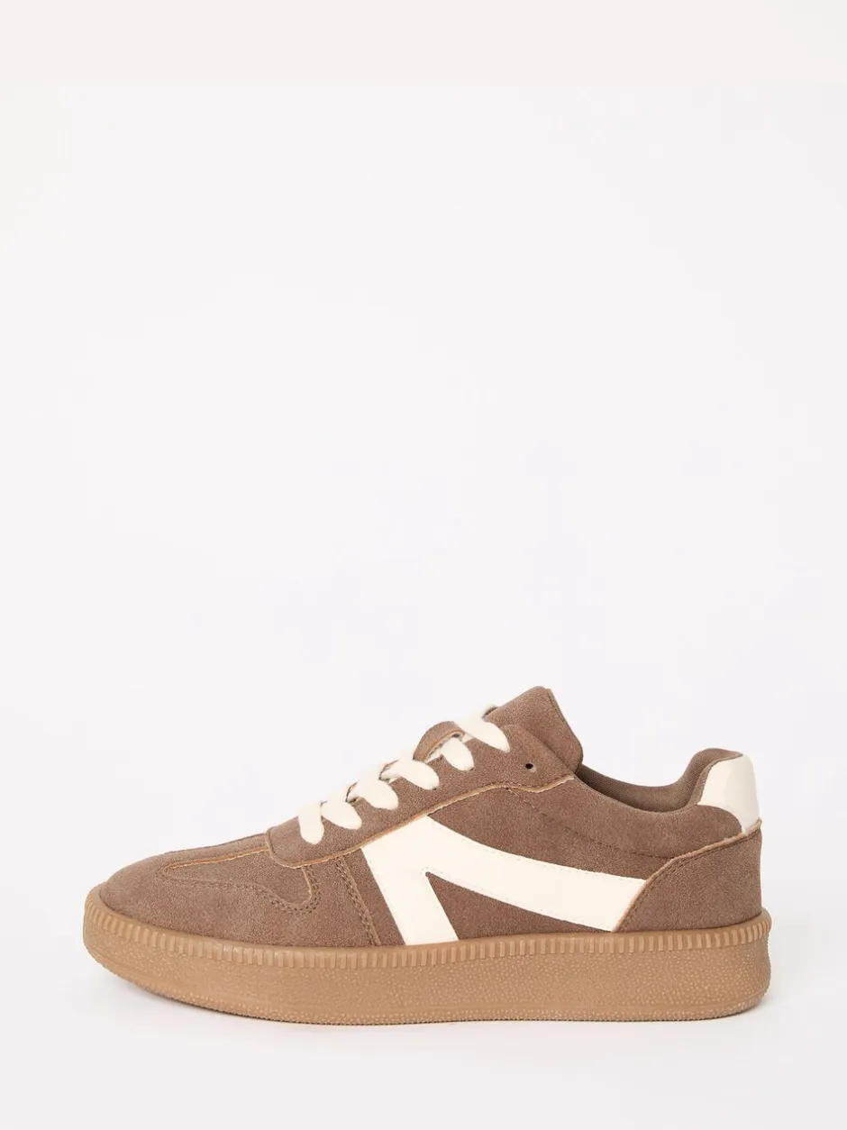 Sneakers|Sportkleding|Friends Like These Bruin - Lace Up Retro Gumsole Sports Trainers