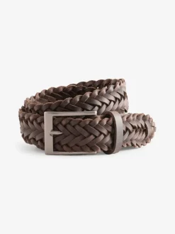 Riemen En Bretels*Next - Gevlochten leren riem Bruin