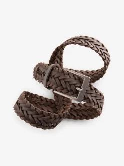 Riemen En Bretels*Next - Gevlochten leren riem Bruin