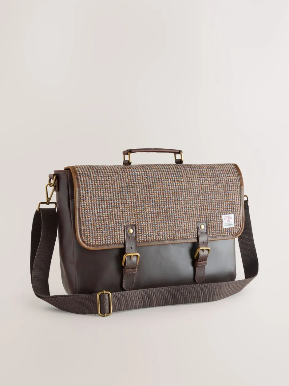Tassen*Next Bruin - Harris Tweed Messenger