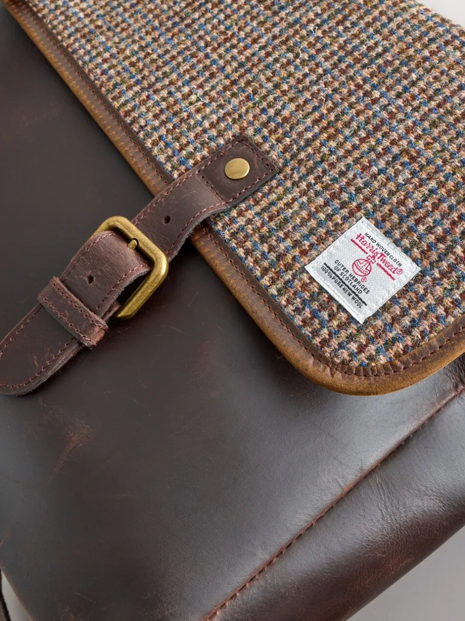 Tassen*Next Bruin - Harris Tweed Messenger