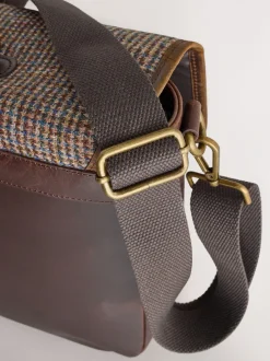 Tassen*Next Bruin - Harris Tweed Messenger