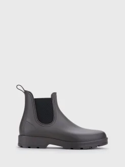 Laarzen|Igor - Oscar Ankle Black Wellies Bruin