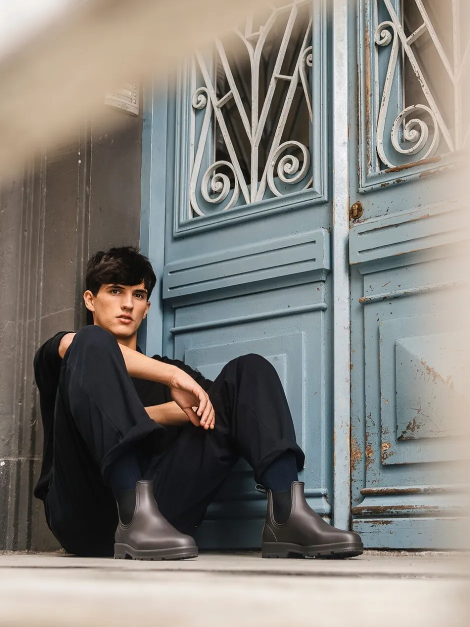 Laarzen|Igor - Oscar Ankle Black Wellies Bruin