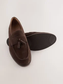 Schoenen|Formele Schoenen*Next - Instapper met kwastje Bruin