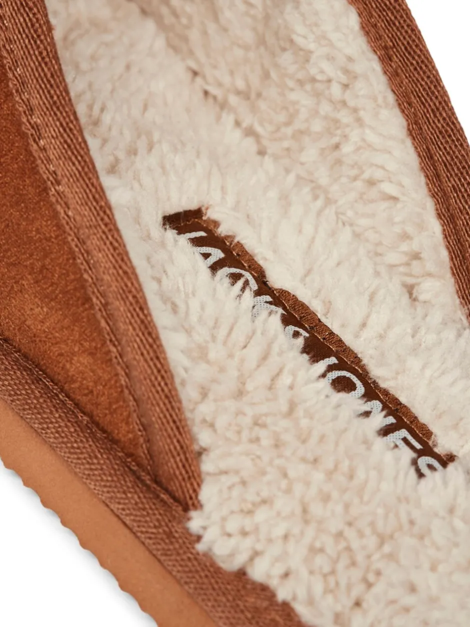 Pantoffels*JACK & JONES - Fleece Lined Mule Slippers Bruin