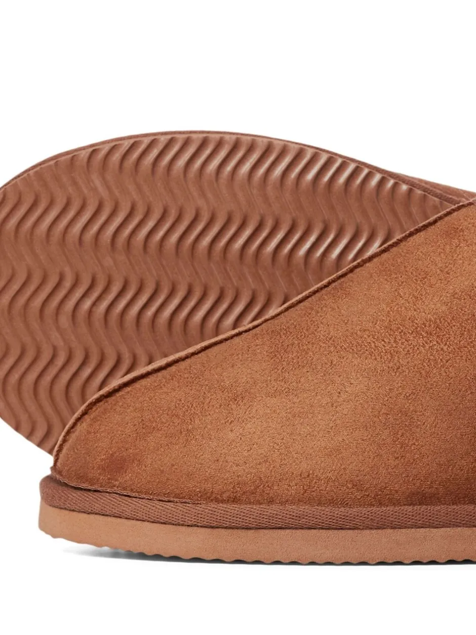 Pantoffels*JACK & JONES - Fleece Lined Mule Slippers Bruin