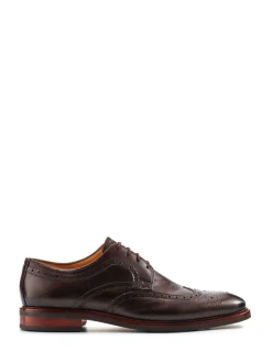 Formele Schoenen*Jones Bootmaker - Longwood suède derby-brogueschoenen Bruin
